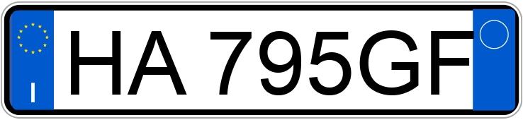Numer rejestracyjny HA795GF posiada AUDI Q2