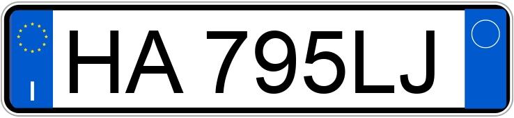 Numer rejestracyjny HA795LJ posiada FIAT Pandina Numer rejestracyjny HA795LJ posiada FIAT Pandina