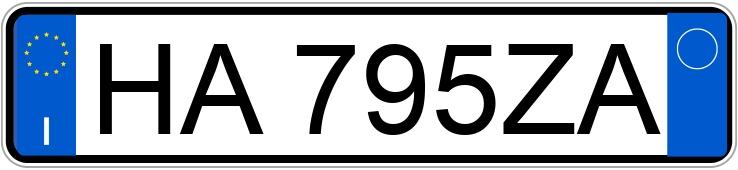 Numer rejestracyjny HA795ZA posiada LAMBORGHINI Hurac?n
