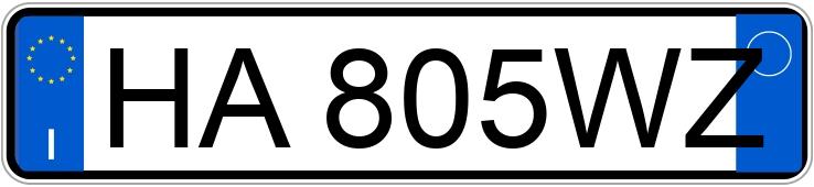 Numer rejestracyjny HA805WZ posiada NISSAN Qashqai 3a serie Numer rejestracyjny HA805WZ posiada NISSAN Qashqai 3a serie