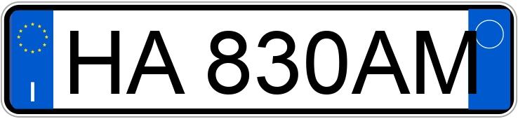 Numer rejestracyjny HA830AM posiada MAZDA Mazda3 4a serie