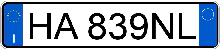 Numer rejestracyjny HA839NL posiada AUDI R8 2a serie