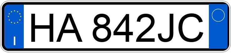 Numer rejestracyjny HA842JC posiada JEEP Avenger