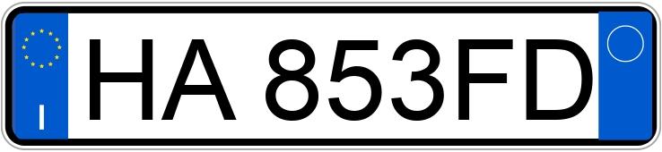 Numer rejestracyjny HA853FD posiada FORD Puma Gen-E