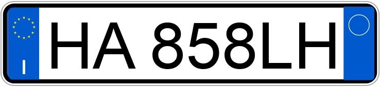 Numer rejestracyjny HA858LH posiada SUZUKI S-Cross 2a serie