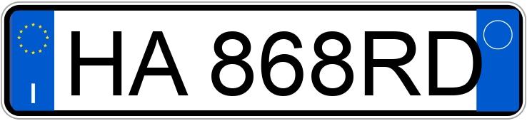 Numer rejestracyjny HA868RD posiada AUDI A6 5a serie Numer rejestracyjny HA868RD posiada AUDI A6 5a serie