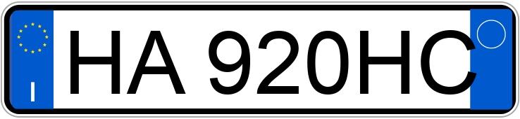 Numer rejestracyjny HA920HC posiada MERCEDES GLC Coupe