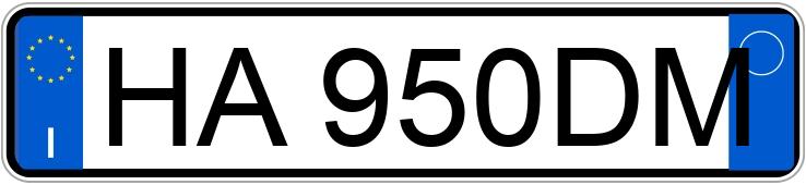 Numer rejestracyjny HA950DM posiada CUPRA Leon