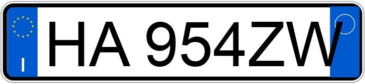 Numer rejestracyjny HA954ZW posiada BMW Serie3 Numer rejestracyjny HA954ZW posiada BMW Serie3