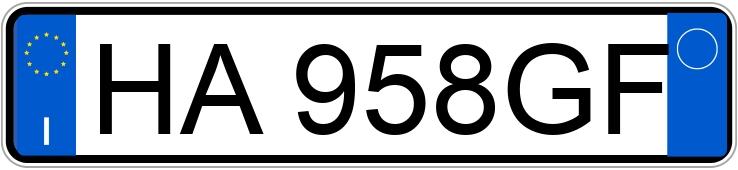 Numer rejestracyjny HA958GF posiada AUDI Q2