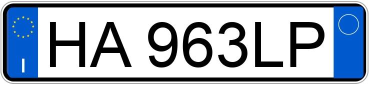 Numer rejestracyjny HA963LP posiada JEEP Wrangler 4a serie