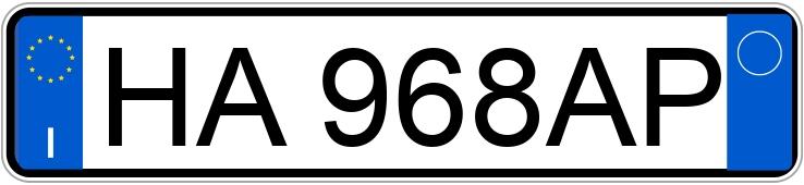 Numer rejestracyjny HA968AP posiada FIAT Panda 3a serie Numer rejestracyjny HA968AP posiada FIAT Panda 3a serie