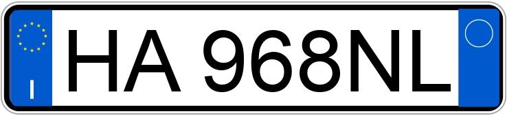 Numer rejestracyjny HA968NL posiada LANCIA Ypsilon 4a serie