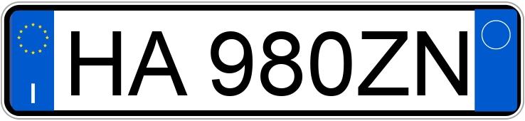 Numer rejestracyjny HA980ZN posiada MERCEDES GLC Coupe