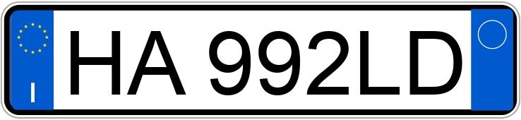 Numer rejestracyjny HA992LD posiada PORSCHE 911 CARRERA 4S