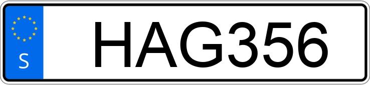 Numer rejestracyjny HAG356 posiada Porsche Cayenne GTS