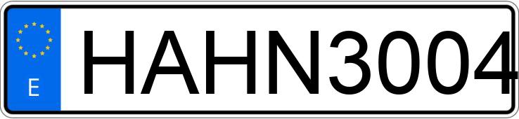 Numer rejestracyjny HAHN3004 posiada Opel Astra