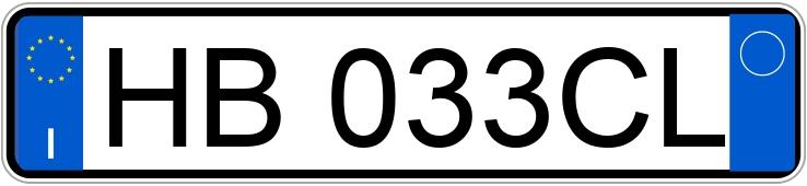 Numer rejestracyjny HB033CL posiada FIAT Panda Cross