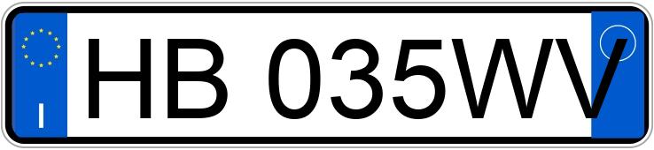 Numer rejestracyjny HB035WV posiada KIA Sportage 5a serie