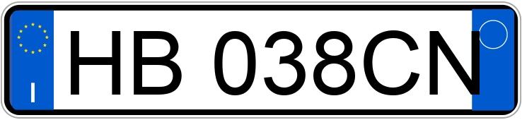Numer rejestracyjny HB038CN posiada AUDI A5 3a serie Numer rejestracyjny HB038CN posiada AUDI A5 3a serie
