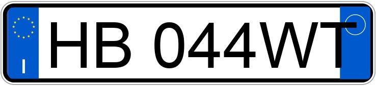 Numer rejestracyjny HB044WT posiada FIAT Talento