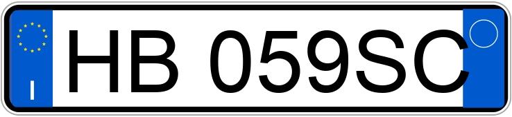 Numer rejestracyjny HB059SC posiada FIAT Pandina