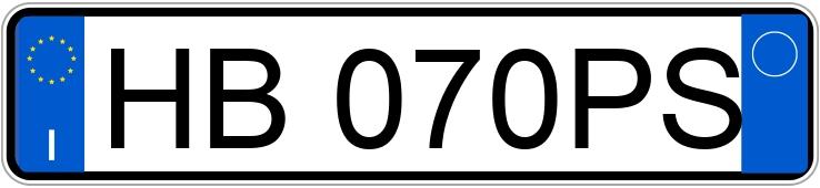 Numer rejestracyjny HB070PS posiada BMW X1