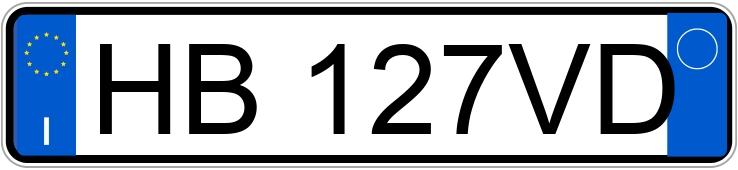 Numer rejestracyjny HB127VD posiada AUDI A3 4a serie Numer rejestracyjny HB127VD posiada AUDI A3 4a serie