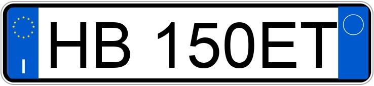 Numer rejestracyjny HB150ET posiada TOYOTA RAV4 4a serie