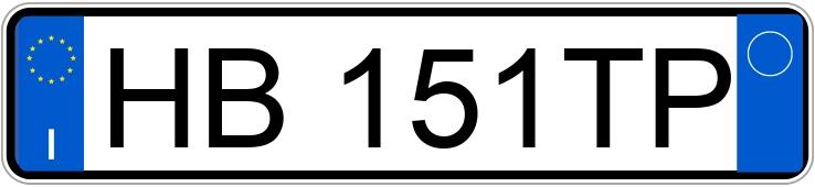 Numer rejestracyjny HB151TP posiada Fiat Ducato