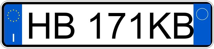 Numer rejestracyjny HB171KB posiada AUDI Q2