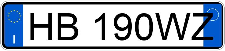 Numer rejestracyjny HB190WZ posiada CUPRA Leon