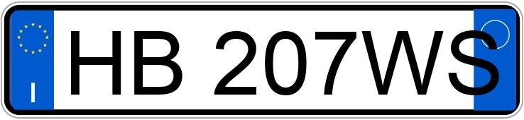 Numer rejestracyjny HB207WS posiada POLESTAR Polestar 4