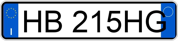 Numer rejestracyjny HB215HG posiada MERCEDES Classe B