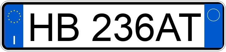 Numer rejestracyjny HB236AT posiada NISSAN Primastar 3a serie