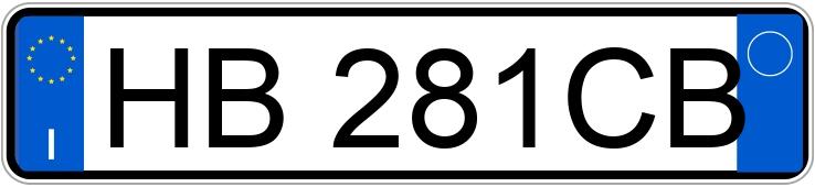 Numer rejestracyjny HB281CB posiada LEAPMOTOR B10