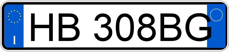 Numer rejestracyjny HB308BG posiada VOLKSWAGEN Golf 4a serie