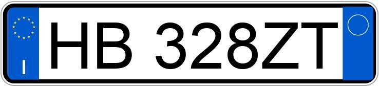 Numer rejestracyjny HB328ZT posiada TESLA Model 3 Numer rejestracyjny HB328ZT posiada TESLA Model 3
