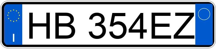 Numer rejestracyjny HB354EZ posiada BMW Serie 1 Numer rejestracyjny HB354EZ posiada BMW Serie 1