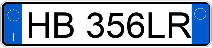 Numer rejestracyjny HB356LR posiada PORSCHE 911