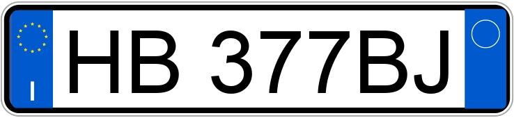 Numer rejestracyjny HB377BJ posiada BMW X1