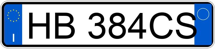 Numer rejestracyjny HB384CS posiada BYD Seal