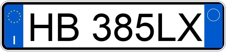 Numer rejestracyjny HB385LX posiada CUPRA Leon