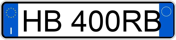 Numer rejestracyjny HB400RB posiada MITSUBISHI Colt 7a serie