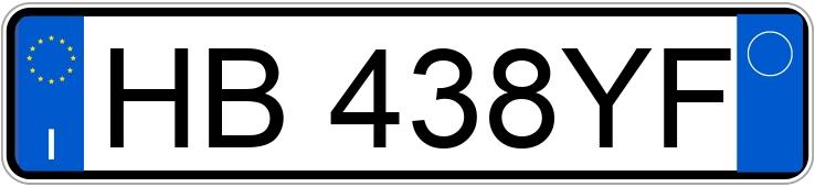 Numer rejestracyjny HB438YF posiada CITROEN C4 3a serie Numer rejestracyjny HB438YF posiada CITROEN C4 3a serie