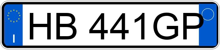 Numer rejestracyjny HB441GP posiada DENZA DENZA Z9GT EV