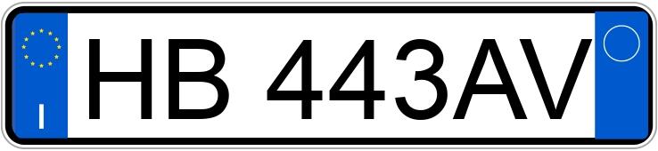 Numer rejestracyjny HB443AV posiada SPORTEQUIPE ICH-X K3