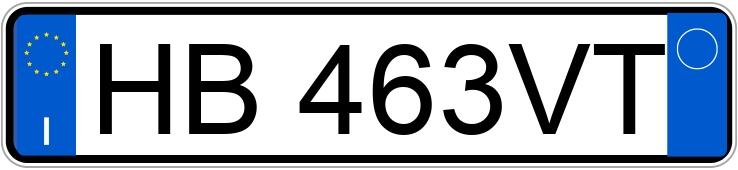 Numer rejestracyjny HB463VT posiada TOYOTA Aygo X