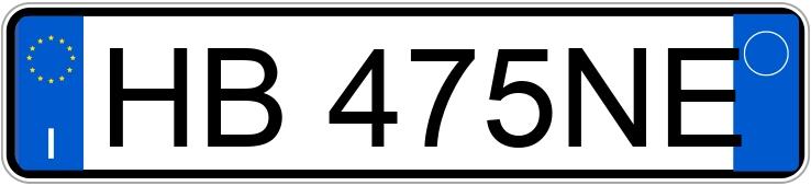 Numer rejestracyjny HB475NE posiada MERCEDES GLB