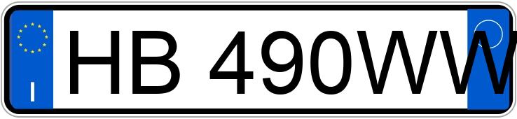 Numer rejestracyjny HB490WW posiada CUPRA Tavascan